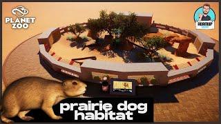 Realistic Prairie Dog Habitat - Planet zoo: North America Animal Pack | Speed Build|