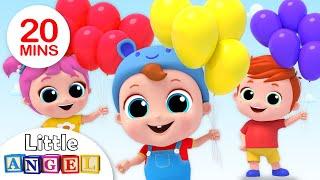 The Balloon Song | Nursery Rhymes & Kids Songs - Little Angel