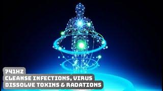 CLEANSE INFECTIONS, VIRUS．DISSOLVE TOXINS & RADATIONS- Solfeggio 741Hz｜Healing Music