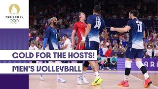 The Hosts Take Gold!  | Men's Volleyball | #Paris2024 Highlights