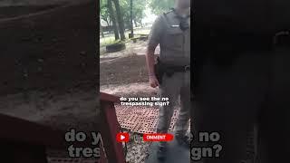 Idiot Cops With Ego Owned And Kicked Out Private Property! ID Refusal! - First Amendment Audit Fail
