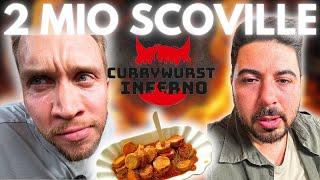 Schärfste Currywurst Osnabrück mit @umuditestet | 2 Millionen Scoville | Konnte er es aushalten?️