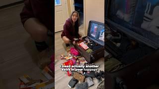 She does this every time  #shorts #couple #comedy #funny #travel #suitcase