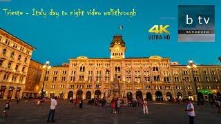 Trieste - Italy 4K day to night video walkthrough by bestravelvideo.com