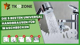 Die 5 besten Universal-Handbrausen für Waschbecken