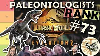 BIG MEATY CLAWS | Paleontologists rank THERIZINOSAURUS in Jurassic World Evolution 2