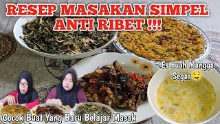 RESEP MASAKAN SIMPEL ANTI RIBET ‼️ Cocok Buat Yang Baru Belajar Masak 