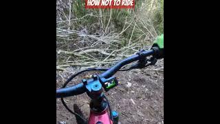 How not to ride #crash #mountainbikepark #mtb #offroad #gopro #emtb #electricbike #nature #bikes