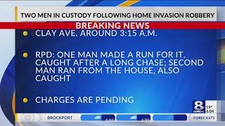 RPD: Two men apprehended in home invasion robbery on Clay Ave.