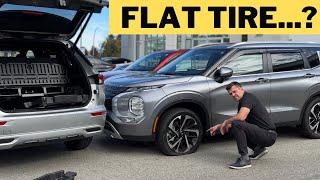 Flat tire on 2024 Mitsubishi Outlander?