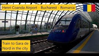 Airport Train, Regio Calatori, Gara De Nord - Henri Coanda (Otopeni) - trenul de la Otopeni - 2021