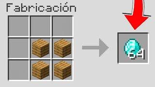 MINECRAFT pero TODOS LOS CRAFTEOS SON ALEATORIOS  MINECRAFT es ALEATORIO