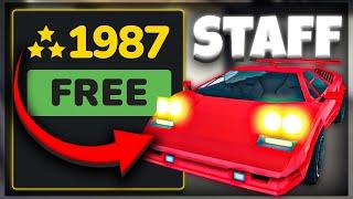 How To UNLOCK The Estupendo Staff FOR FREE (Roblox Taxi Boss)
