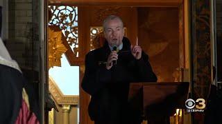 New Jersey Gov. Phil Murphy Attends Prayer Vigil In Somerset County To Show Solidarity With Ukraine