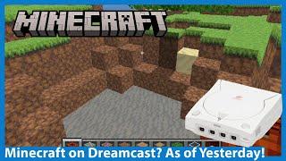 Minecraft on Sega Dreamcast? A New Dreamcast Game for 2024...and its ClassiCube