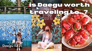 I traveled to Daegu for the weekend  | Korea travel, cafe vibes, cable car, night markets VLOG~