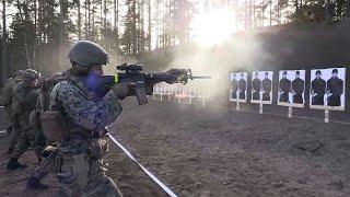 U.S. Marines conduct Live Fire Range in Finland (Nov 2024)