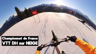 Championnat de France de VTT Descente sur Neige ️