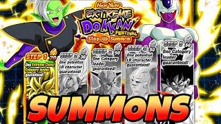 GUARANTEED FEATURED LRs & TURs!! New Year Dokkanfest Step Up Extreme Summons | DBZ Dokkan Battle