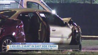 Woman killed in east Columbus crash identified