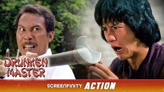 Jackie Chan's MOST ICONIC FIGHT Scene | Drunken Master | Screenfinity Action