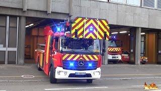 [NEW Rosenbauer turntable ladder] - Mulhouse Fire Department & EMS responding collection