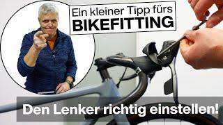 BIKEFITTING Tipp: Lenker und Griffe richtig einstellen am Rennrad / Gravelbike mit Dropbar