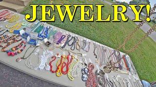 SO MUCH JEWELRY THIS WEEK! Yard Sale Shop With Me!