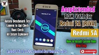 AospExtended ROM V6.6 Android 9 Pie for Redmi 5A RIVA  HINDI