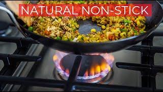 BEST NON STICK PAN?  How to season natural non-stick carbon steel pan