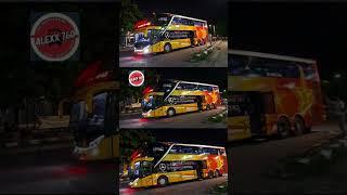 SEMPATI STAR DOUBLE DECKER PENUTUP BERANGKAT. #shorts #busmania #sempatistar #busindonesia #busmalam