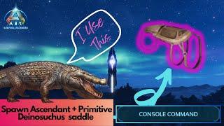 Ascendant and primitive Deinosuchus Saddle Spawn Command | Ark Survival Ascended