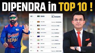 Nepal Cricket के Dipendra Singh Airee ने रचा इतिहास, PAK के Shadab Khan की जगह ICC TOP 10 में