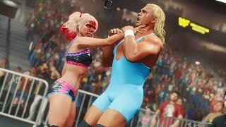 WWE 2k23 MODS: Alexa Bliss vs Mr. Perfect 1/2 TABLE #intergender #wrestling