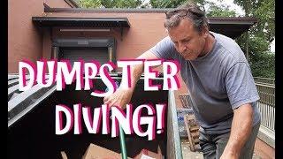 DUMPSTER DIVING ~ HOT DADDY IS BACK IN THE DUMPSTER ~ HUGE HAUL!