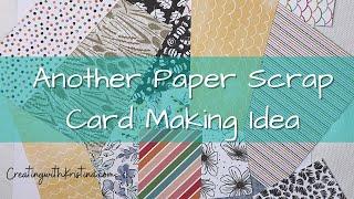 Another idea to use up designer paper scraps