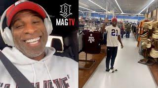 Deion Sanders Teases Son Shilo For Buying Underwear From Walmart! 