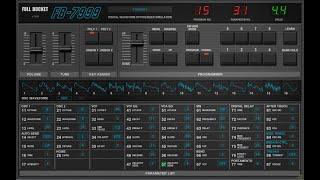 FB-7999 : Free VST / AU  synthesizer by Full Bucket Music
