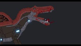 Giant Spinosaurus Attacks Humans In People Playground