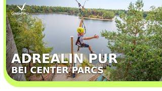 Von Wassersport bis Abenteuerurlaub im Center Parcs Ferienpark