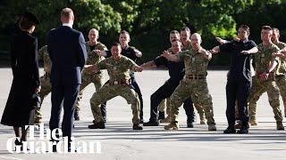 New Zealand troops perform haka, Ka Mate for William and Kate