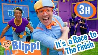 Blippi Game Show: Episode 3 - Race to the Finish + More | Blippi and Meekah Best Friend Adventures