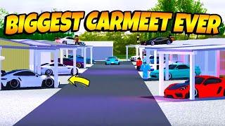 EXTEMELY MODIFIED Cars Only At This Car Meet In Roblox!