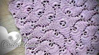 ВЯЖЕМ ПЛЕД КРЮЧКОМ «JULIET»  / HOW TO CROCHET BEAUTIFUL BLANKET