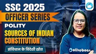 SSC 2025 Polity Classes | Sources of Indian constitution | Polity for SSC Exam 2025 by Shefali Ma'am