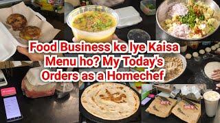 Females konse Simple Menu se food business start kare| My Today's Order as a Homechef| Sonia Vlogs