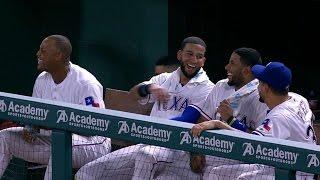 Kipnis makes the Rangers laugh after DP