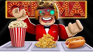 TURNO DI NOTTE! CINEMA SPAVENTOSO IN ROBLOX