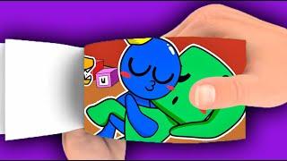 BLUE X GREEN RAINBOW FRIENDS ANIMATION | Roblox | Flipbook