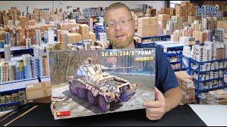 MBK packt aus #1011 - 1:35 Sd.Kfz. 234/2 Puma w/ full interior (MiniArt 35414)